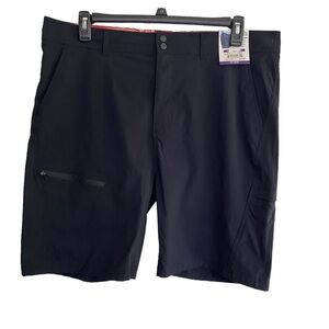 REEL LIFE Riptide Fishing Shorts NWT Size XX-Large  Black Anthracite Flat Front